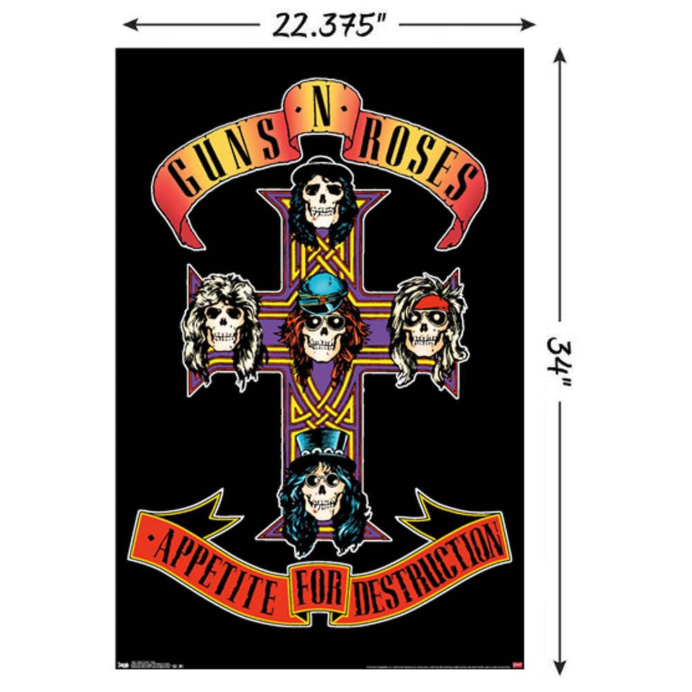 Amazon.com: Trends International Guns N' Roses - Cross Wall Poster